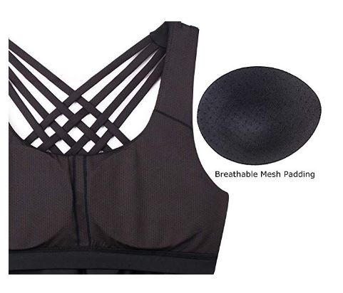 Yoga Tops Workouts Clothes Active wear Built in Bra | Lookcave