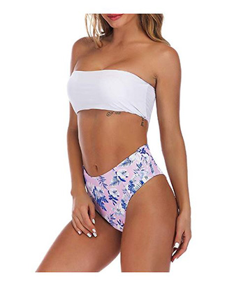 2 piece bandeau swimsuits